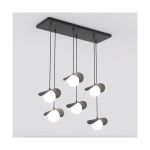 Emibig Pendant Ritual Steel Black | Suitable for 6x G9 - Max 8W
