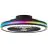 Brilliant Palmero Ceiling Fan Plastic Metal Black 36W 5000lm - 827-865 CCT | 466mm - Remote Control Dimmable