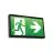 Ansell LED Wall Mounted Emergency Sign End LED Black 2.5W 18lm - 860 Daylight | Self Test