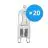Multipack 20x Osram Halogen G9 HaloPin Eco 48W
