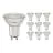 Multipack 10x Noxion LED Spot GU10 PAR16 4W 345lm 36D - 830 Warm White | Replaces 50W