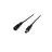 Noxion LED Strip Naga - Power DC Cable Open Wire Female+Male Plug (2pin/Single Color/8mm)
