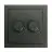 EcoDim Dimmer Button DUO Busch-Jaeger Future Linear incl. Rotary Cover Plate
