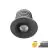 EcoDim Recessed Spot Mini Anthracite 2.5W 155lm 30D - 827 Extra Warm White | 35mm - Cutout 28mm - IP67 - Dimmable