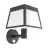 Eglo Wall Light Altilia Solar Black 7W 800lm - 830 Warm White | IP65 - Motion Sensor
