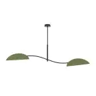 Emibig Ceiling Light Lotus Steel Black | Suitable for 2x E14 - Max 10W