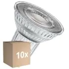 Multipack 10x Ledvance LED Reflector GU10 PAR16 6.1W 575lm 60D - 927 Extra Warm White | Dimmable - Replaces 80W
